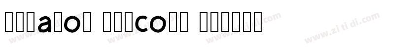 menaion unicode tt字体转换